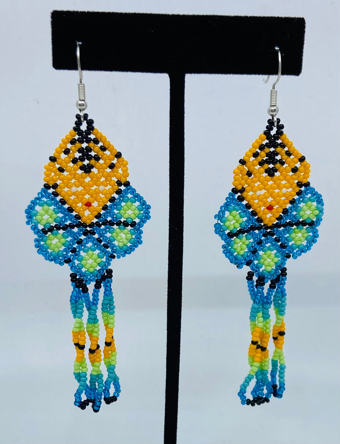 Traditional Beaded Earrings Milagros Seattle